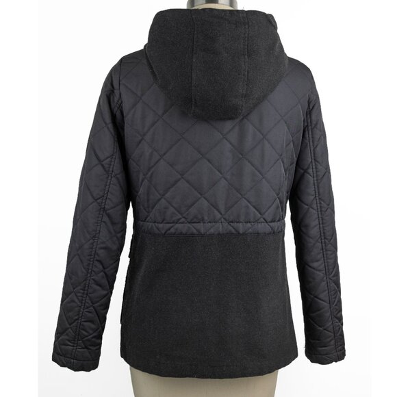 Topshop Quilted Utility Jacket with Hood – Women’s Size 4 - Picture 3 of 11